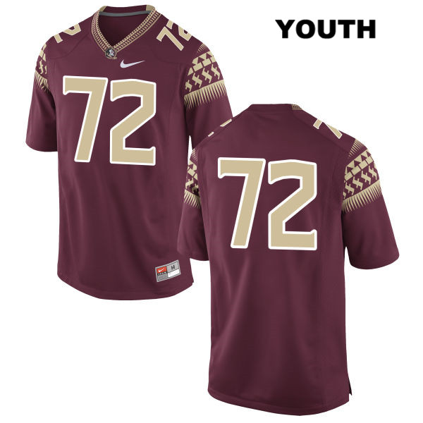 Youth NCAA Nike Florida State Seminoles #72 Mike Arnold College No Name Red Stitched Authentic Football Jersey NKM0169NX